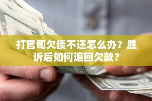 武汉打官司欠债不还怎么办？胜诉后如何追回欠款？