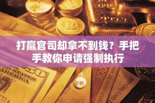 武汉打赢官司却拿不到钱？手把手教你申请强制执行