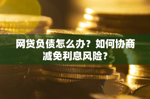 武汉网贷负债怎么办？如何协商减免利息风险？