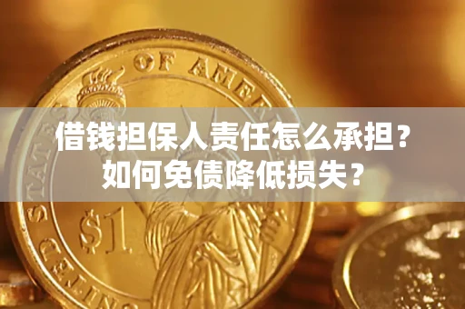 武汉借钱担保人责任怎么承担？如何免债降低损失？