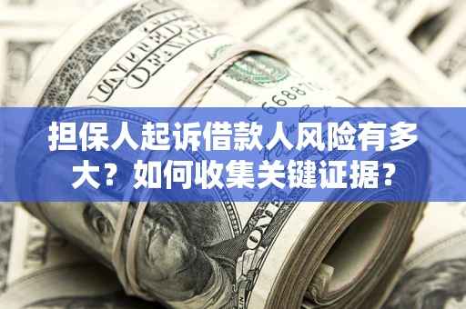 武汉担保人起诉借款人风险有多大？如何收集关键证据？