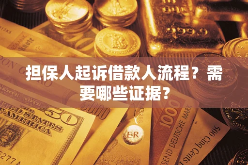 武汉担保人起诉借款人流程？需要哪些证据？