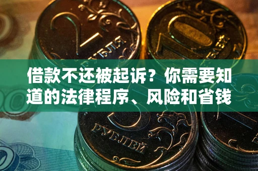 武汉借款不还被起诉？你需要知道的法律程序、风险和省钱技巧