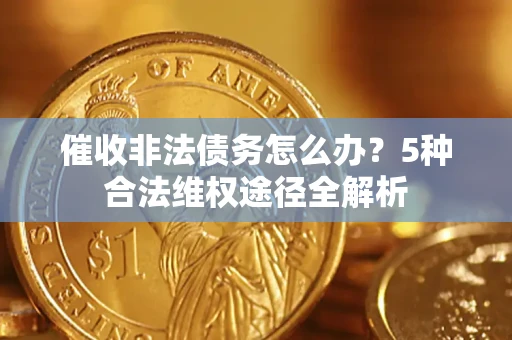 武汉催收非法债务怎么办？5种合法维权途径全解析