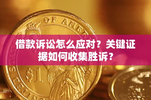 武汉借款诉讼怎么应对？关键证据如何收集胜诉？