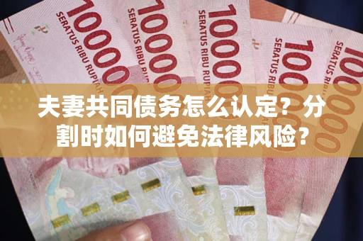武汉夫妻共同债务怎么认定？分割时如何避免法律风险？